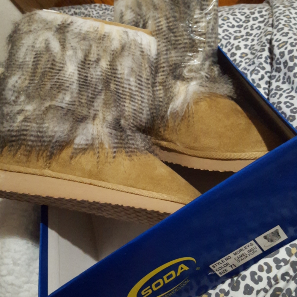 Shoes "Soda" Boots Faux Fur